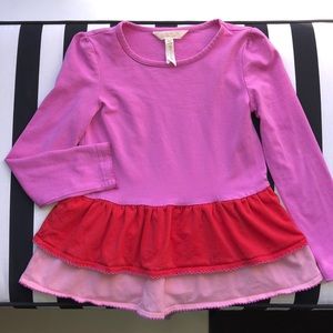 Matilda Jane Ruffle Ombré Tunic Sz 6